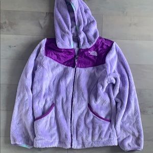 North Face fleece hoodie sweatshirt